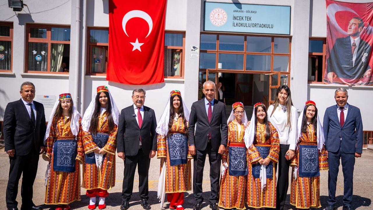 Gölbaşı'nda karne heyecanı