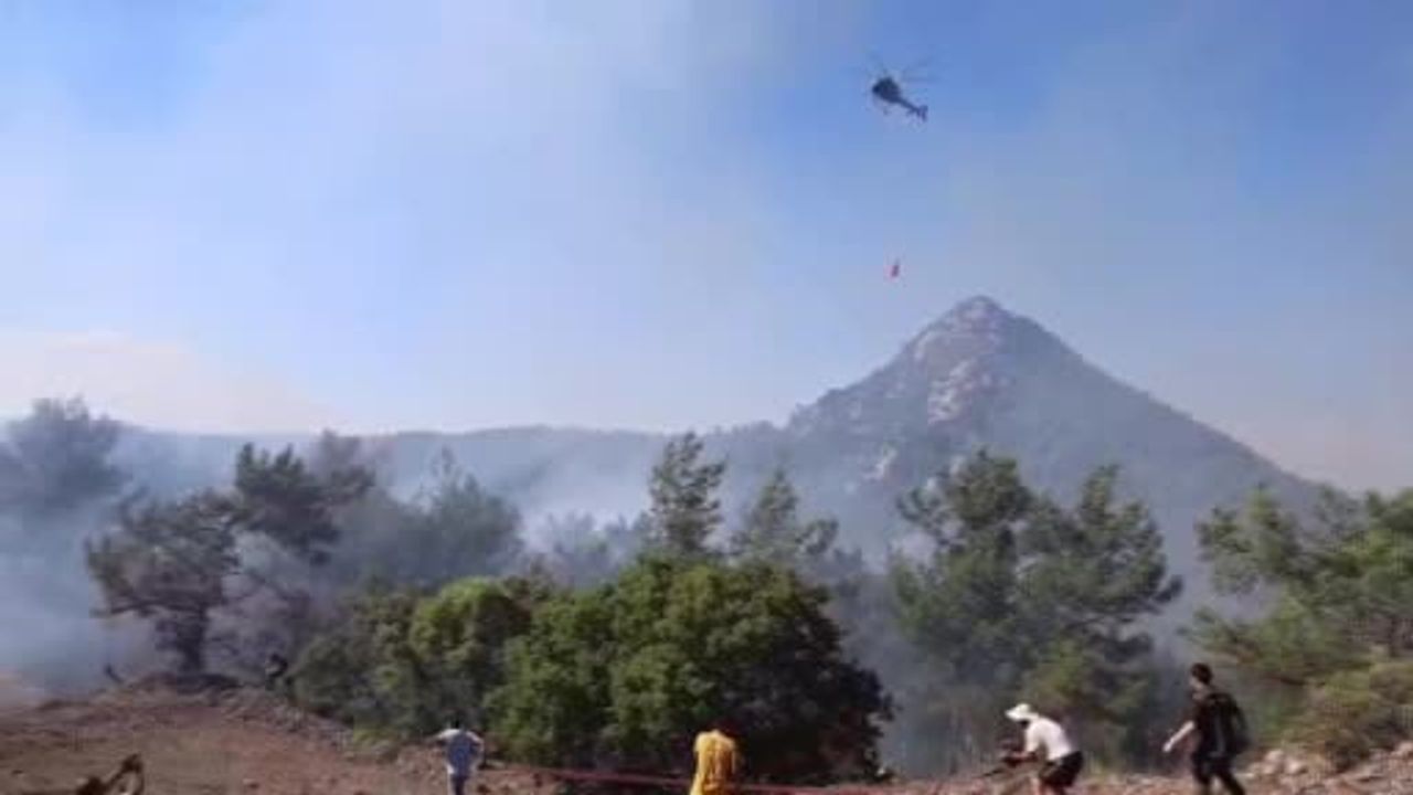 Hafif sınıf Airbus H125 helikopterler yangına 5 dakikada müdahale ediyor