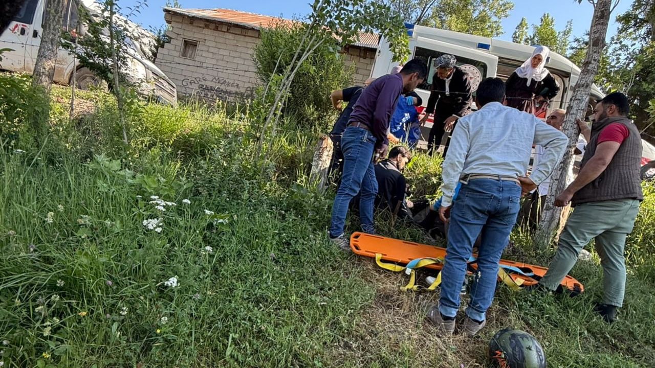 Hakkari'de motosiklet kazasında 1 kişi yaralandı