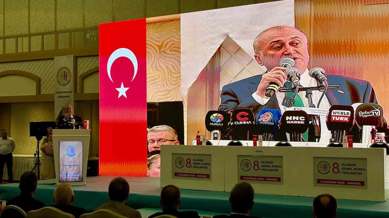 Halil İbrahim Balcı: 'Ekmek Üreten Büyük Bir Aileyiz' — Türkiye Fırıncılar Federasyonu 8. Olağan Genel Kurulu Ankara'da