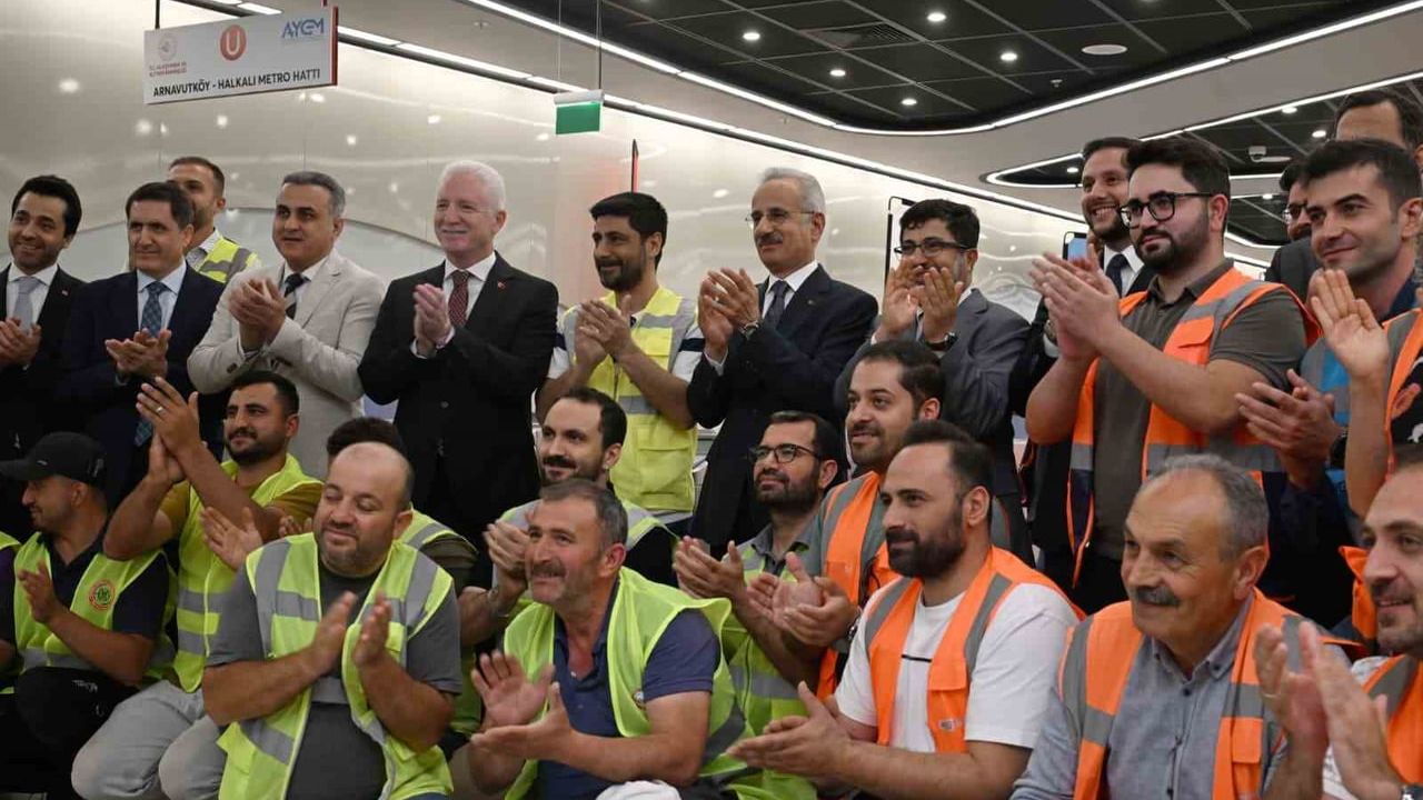 Halkalı-İstanbul Havalimanı metrosunun son halkası yarın açılıyor