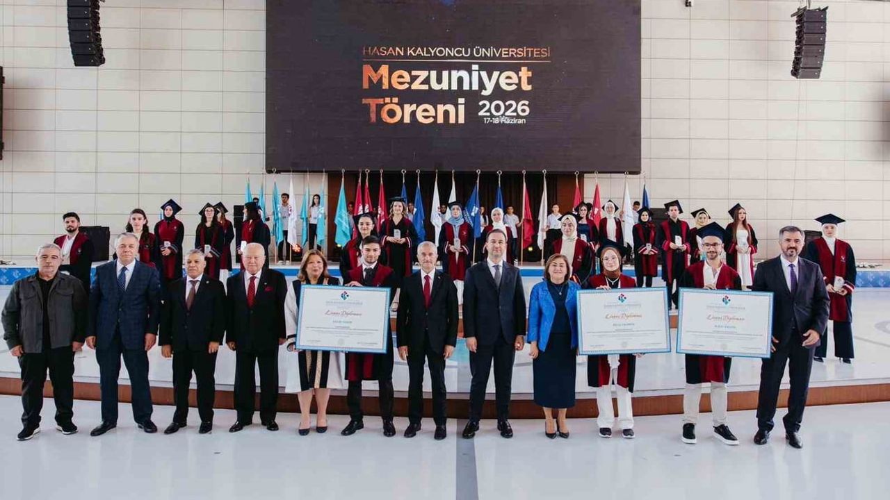 Hasan Kalyoncu Üniversitesi bin 878 öğrencisini mezun etti