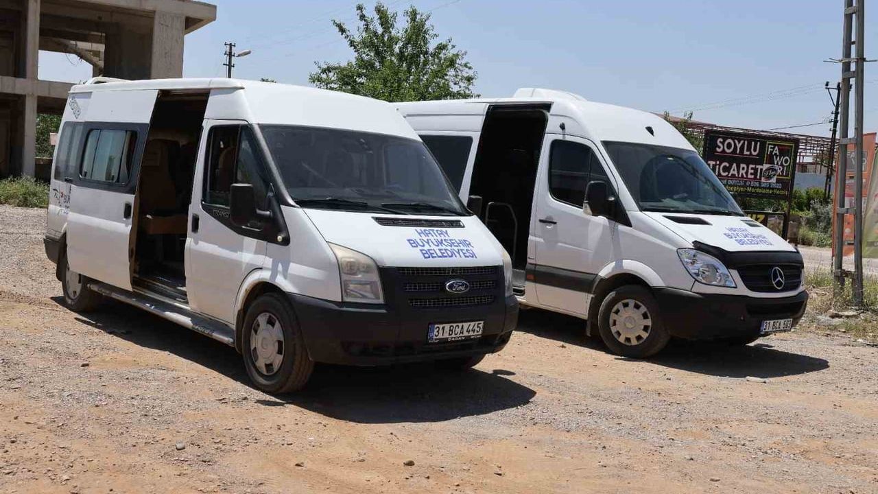 Hassa’da 25 mahalle toplu ulaşıma kavuştu