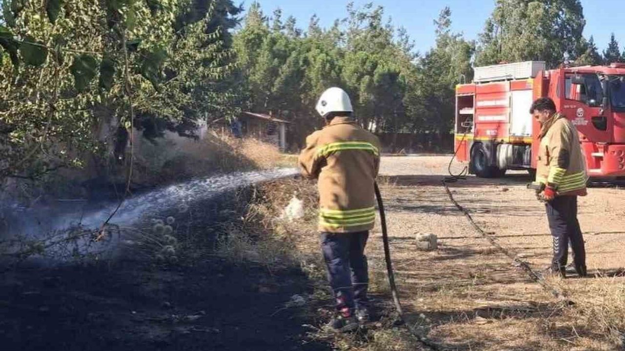 Hassa'da bahçe yangını kontrol altına alındı