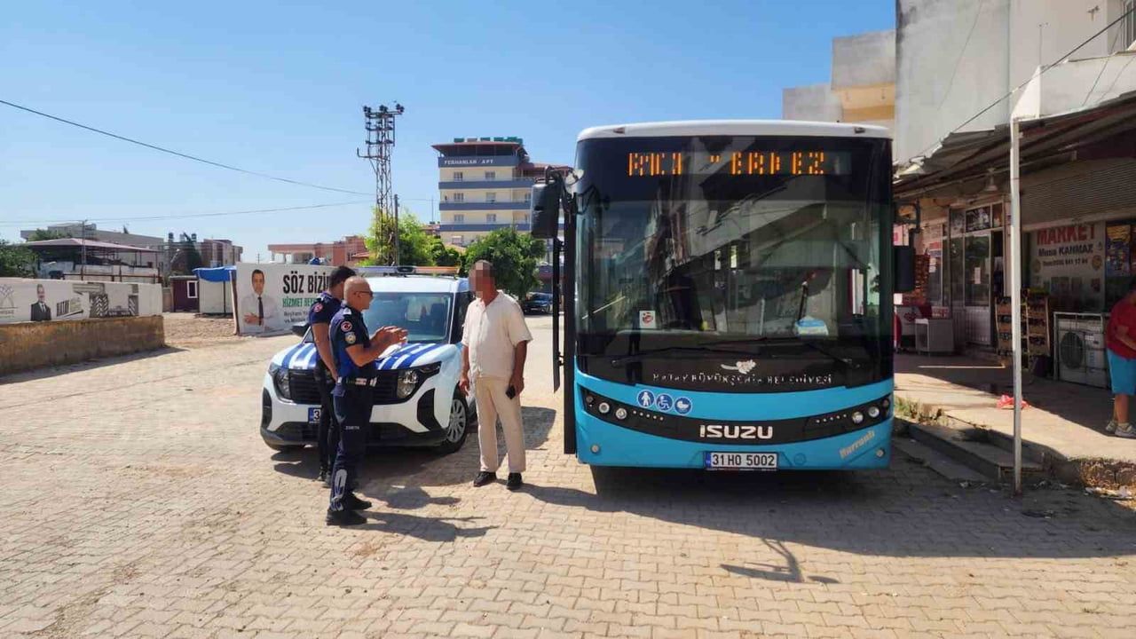 Hatay'da engelli vatandaşı otobüse almayan şoför görevine son verildi