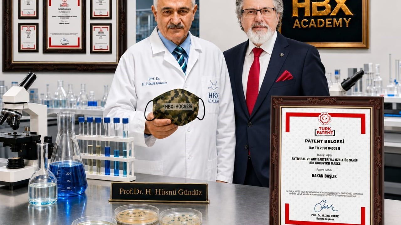 HBX Academy antiviral ve antibakteriyel özellikli koruyucu maske patentini aldı