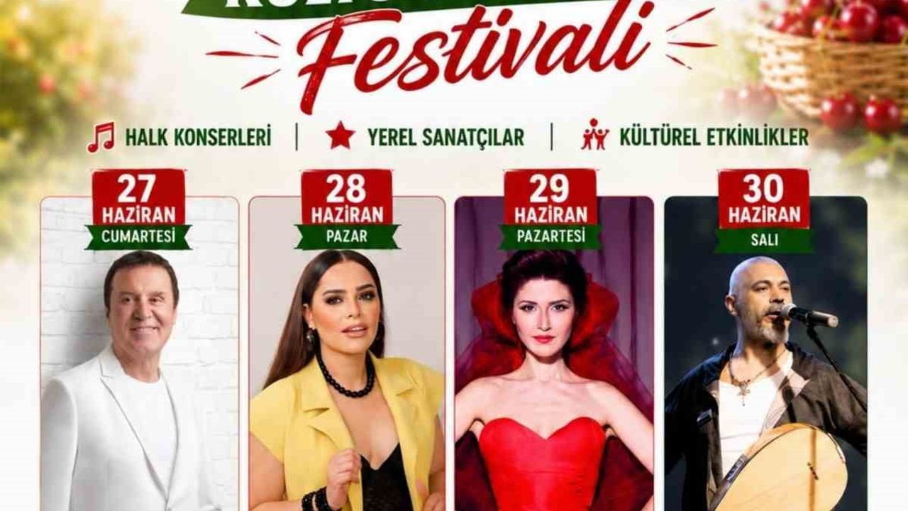 Honaz kiraz kültür ve sanat festivali başlıyor
