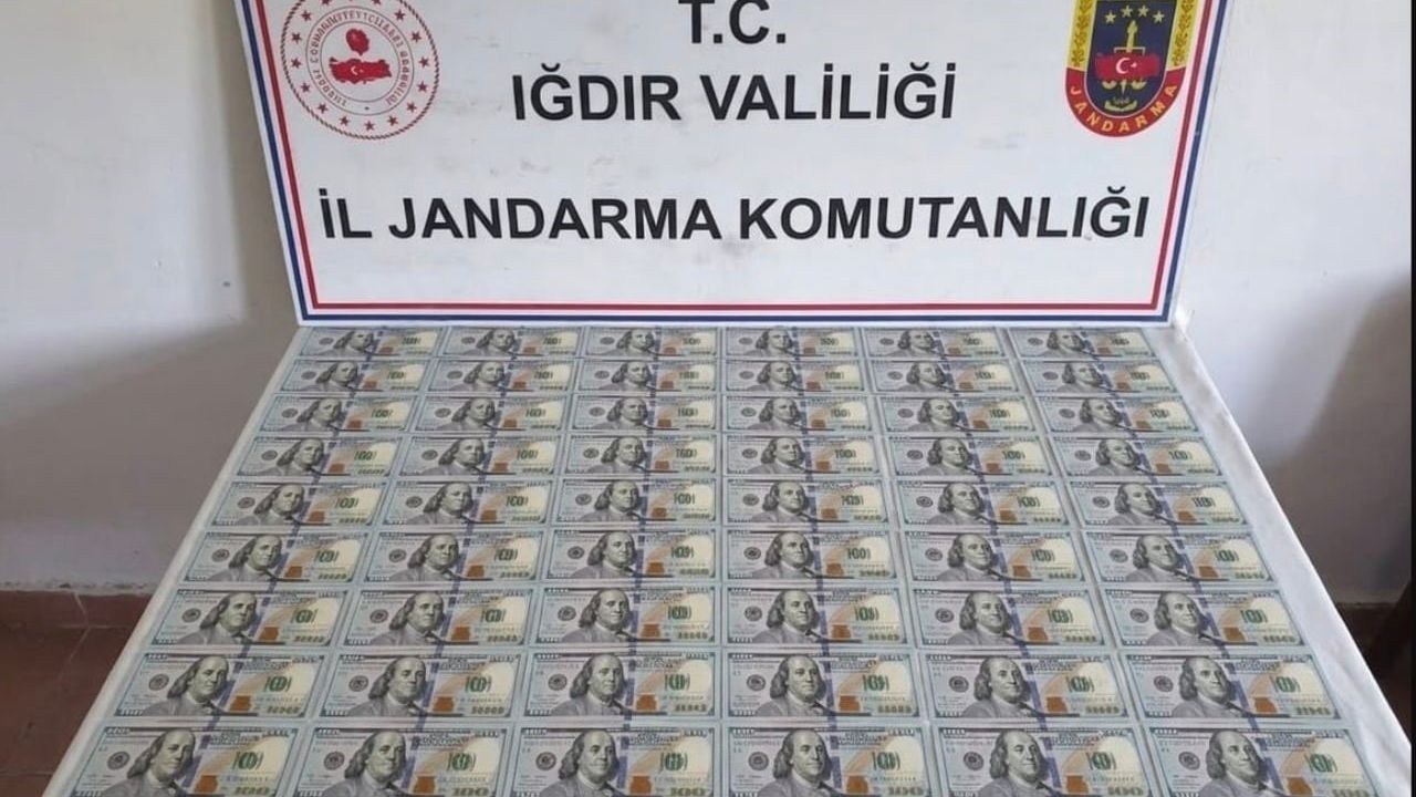 Iğdır'da 10 bin Amerikan Doları değerinde sahte banknot ele geçirildi
