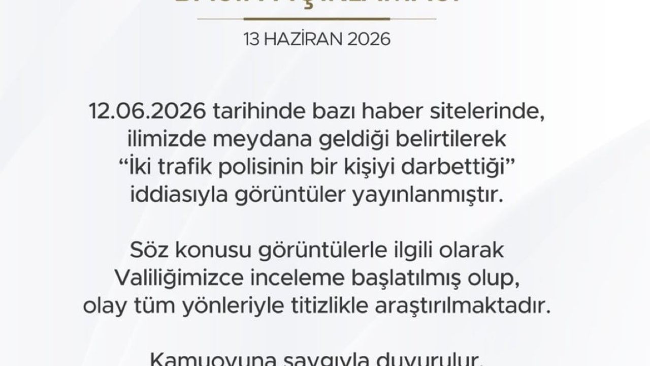 Iğdır valiliği darp iddiasına ilişkin soruşturma başlattı