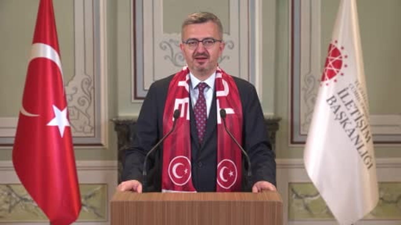İletişim başkanı Duran'dan A Milli Takımı'na Dünya Kupası'nda başarı dileği