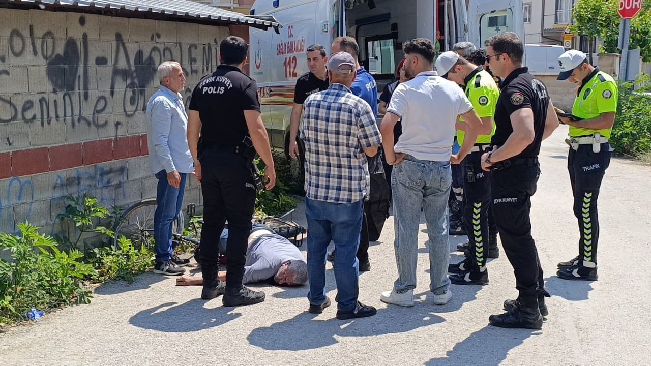 İnegöl'de bisiklet sürüşü sırasında fenalaştığı iddia edilen 74 yaşındaki adam hayatını kaybetti