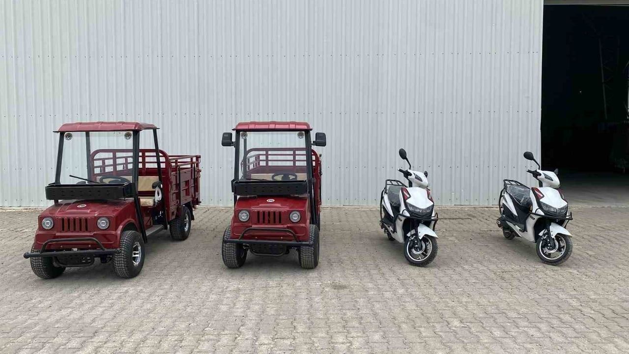 İnönü Belediyesi filosuna dört yeni elektrikli araç eklendi