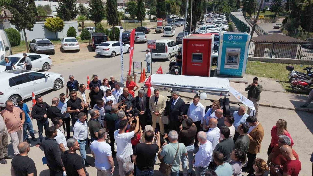 İskenderun Belediyesi'nden Numune Devlet Hastanesi için iki ring aracıyla ulaşım çözümü