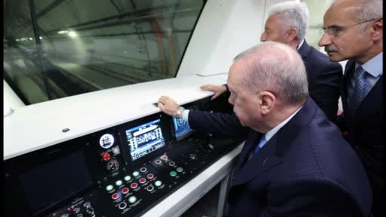 İstanbul'a nefes aldıracak proje açılıyor: cumhurbaşkanı Erdoğan törenin yapılacağı alana metroyla gitti