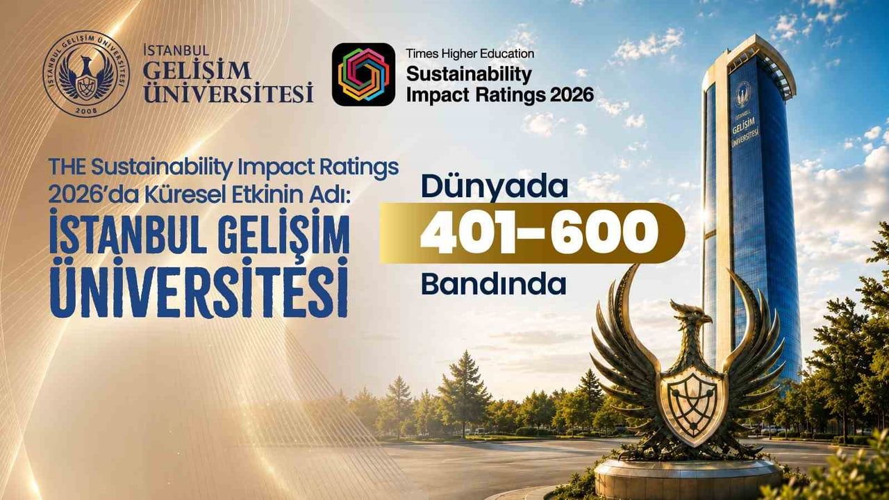 İstanbul Gelişim Üniversitesi THE Impact Ratings 2026'da yükseliş kaydetti