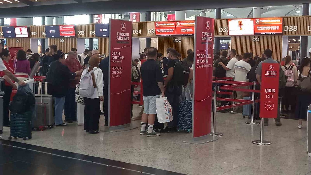 İstanbul Havalimanı'nda yaz tatili yoğunluğu