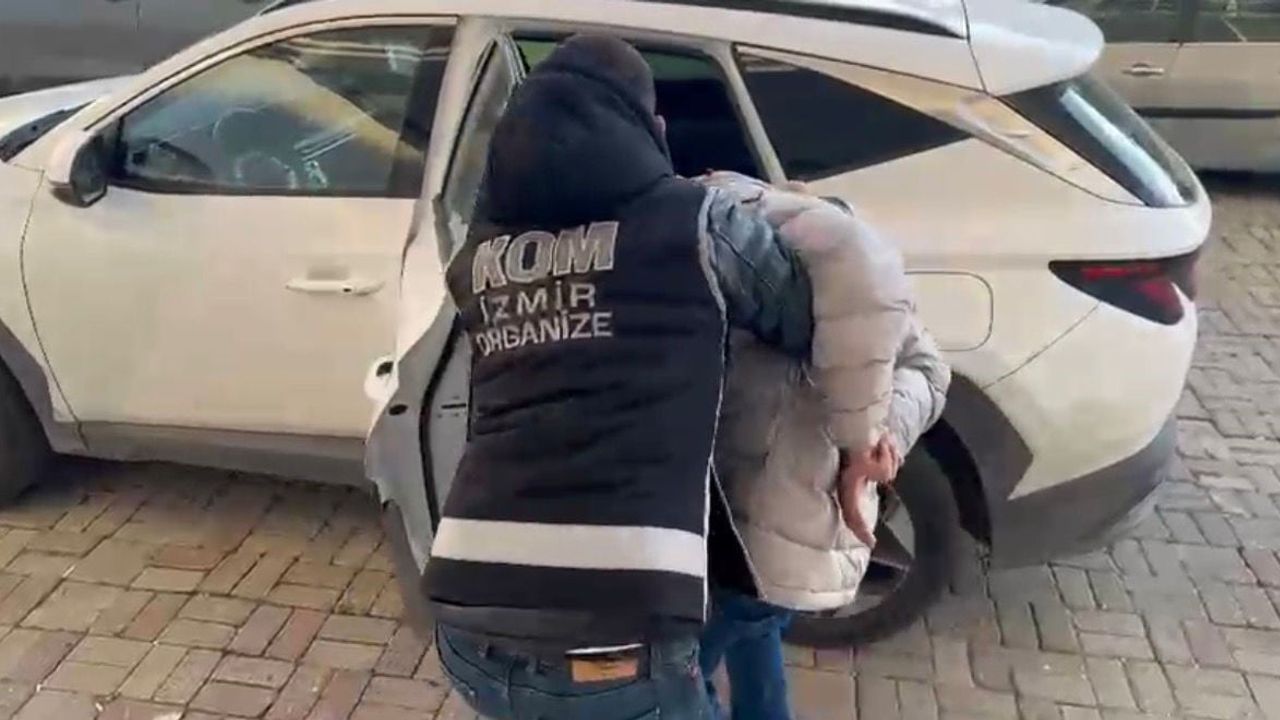 İzmir’de suç örgütlerine yönelik eş zamanlı operasyonda 10 tutuklama