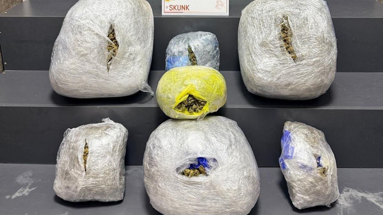 İzmir'de şüpheli araçtan 15 kilo zehir çıktı