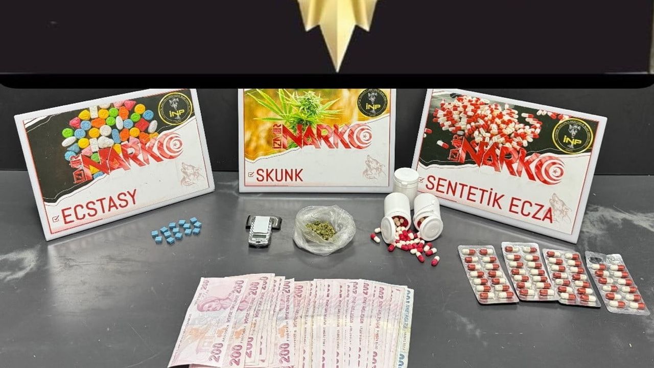 İzmir Konak'ta Narko Alan operasyonu: 33 gözaltı, 13 tutuklama