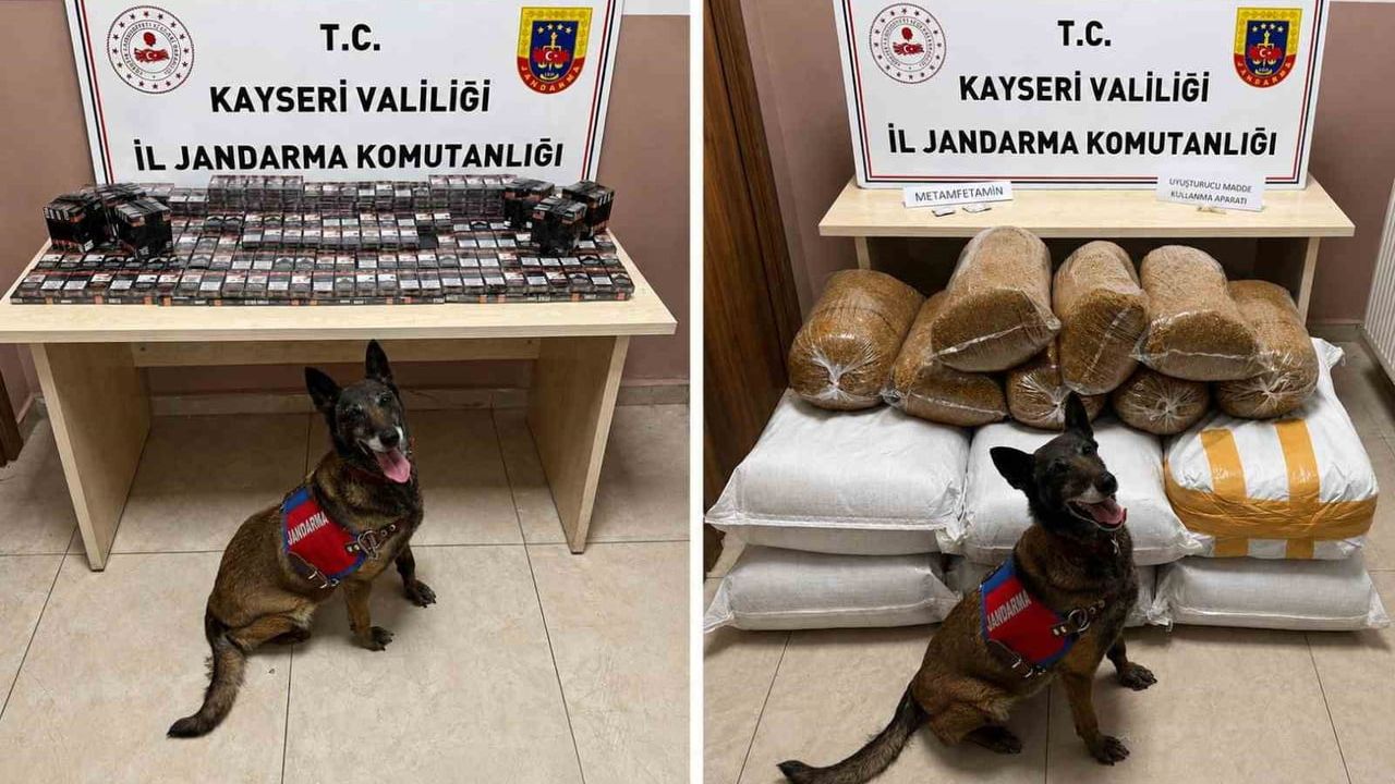 Jandarmadan uyuşturucu ve kaçakçılık operasyonu: 200 kilogram kaçak tütün ele geçirildi