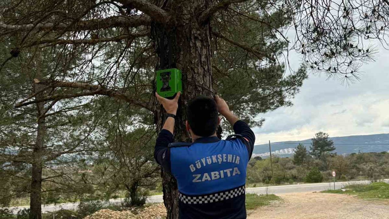 Kaçak hafriyat denetiminde fotokapan ve dron uygulaması