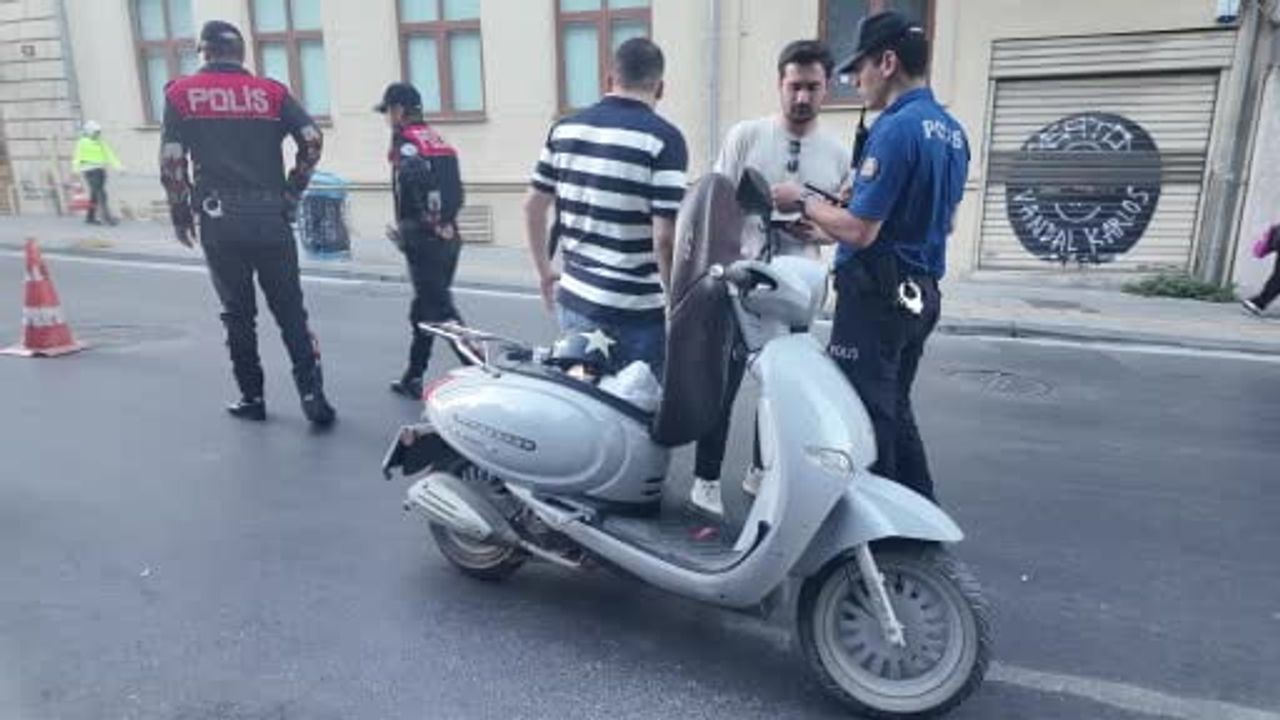 Kadıköy'de denetimde alkollü sürücünün ceza tepkisi
