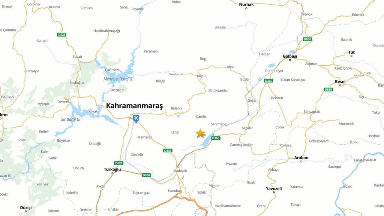 Kahramanmaraş Pazarcık'ta 4.4 büyüklüğünde deprem — AFAD duyurdu