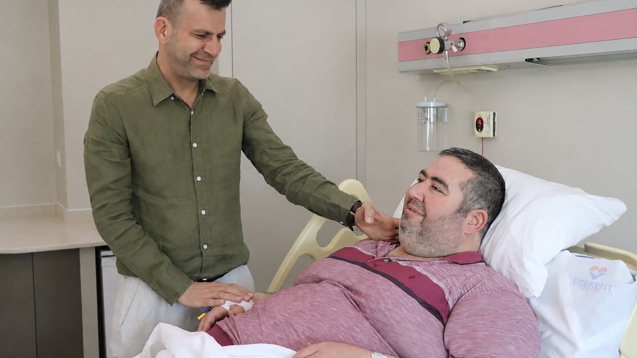 Kahramanmaraş'tan Denizli'ye gelen hasta tüp mide ile sağlığına kavuştu