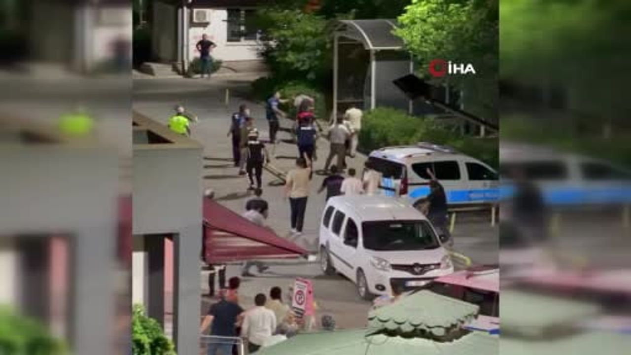 Kahta'da hastanede yakınlar arasında kavga: polis müdahale etti