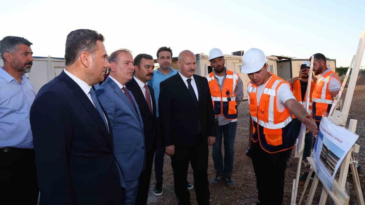 Kahta’da kamu yatırımları yerinde incelendi