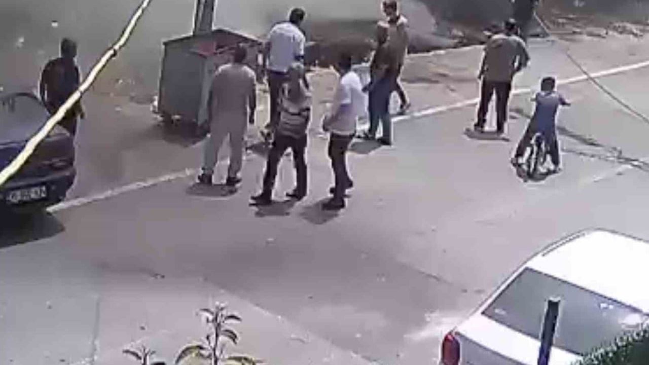 Kapaklı'da otluk alandaki atıklardan çıkan yangın söndürüldü