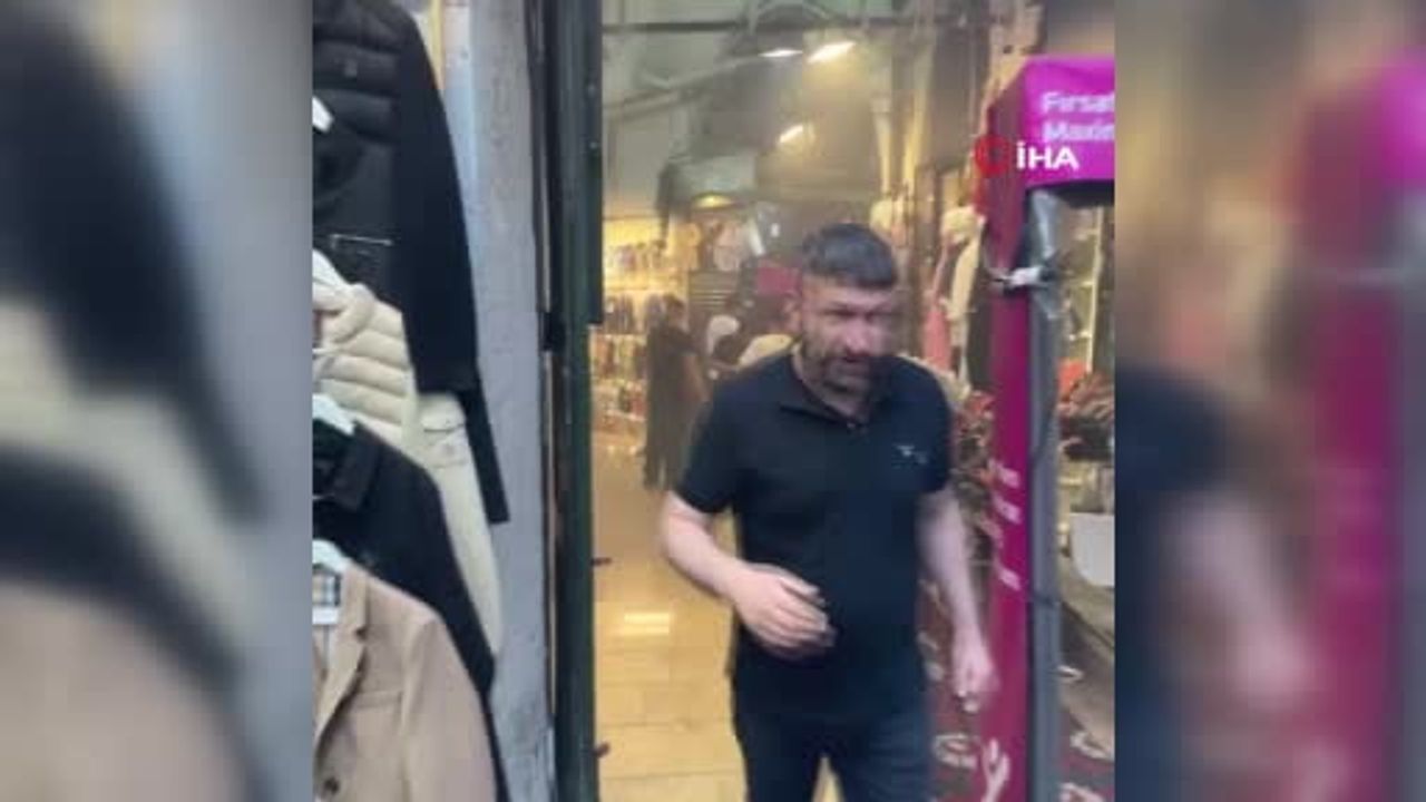 Kapalıçarşı girişindeki trafoda yangın, itfaiye müdahalesiyle söndürüldü
