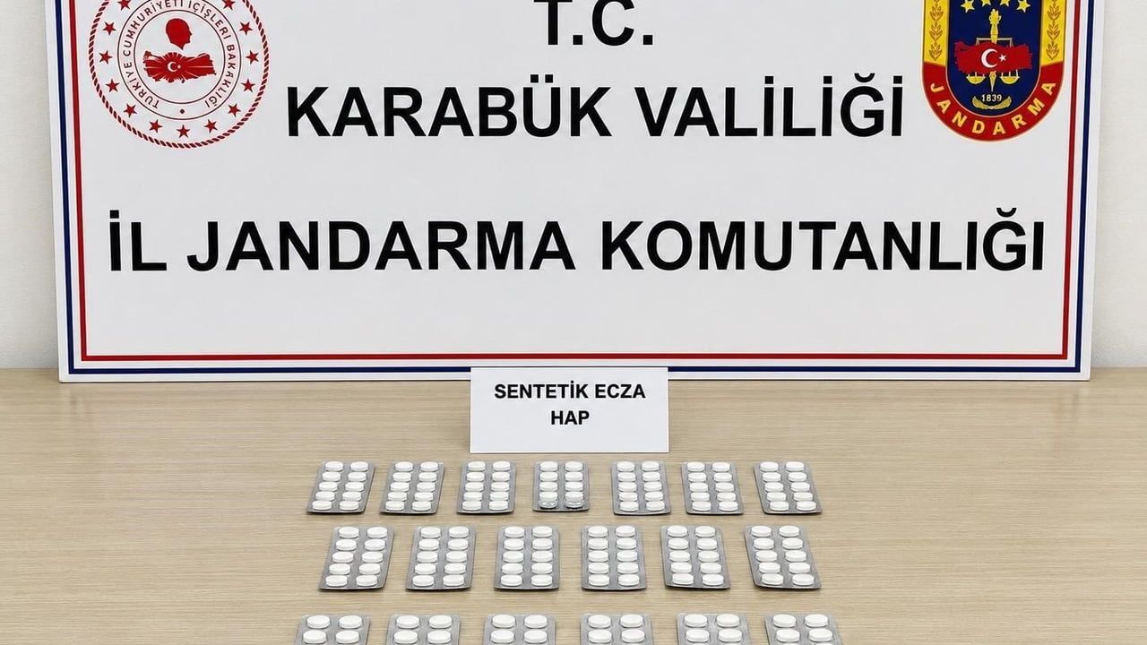Karabük'te jandarmadan uyuşturucu operasyonu: 331 sentetik hap ele geçirildi
