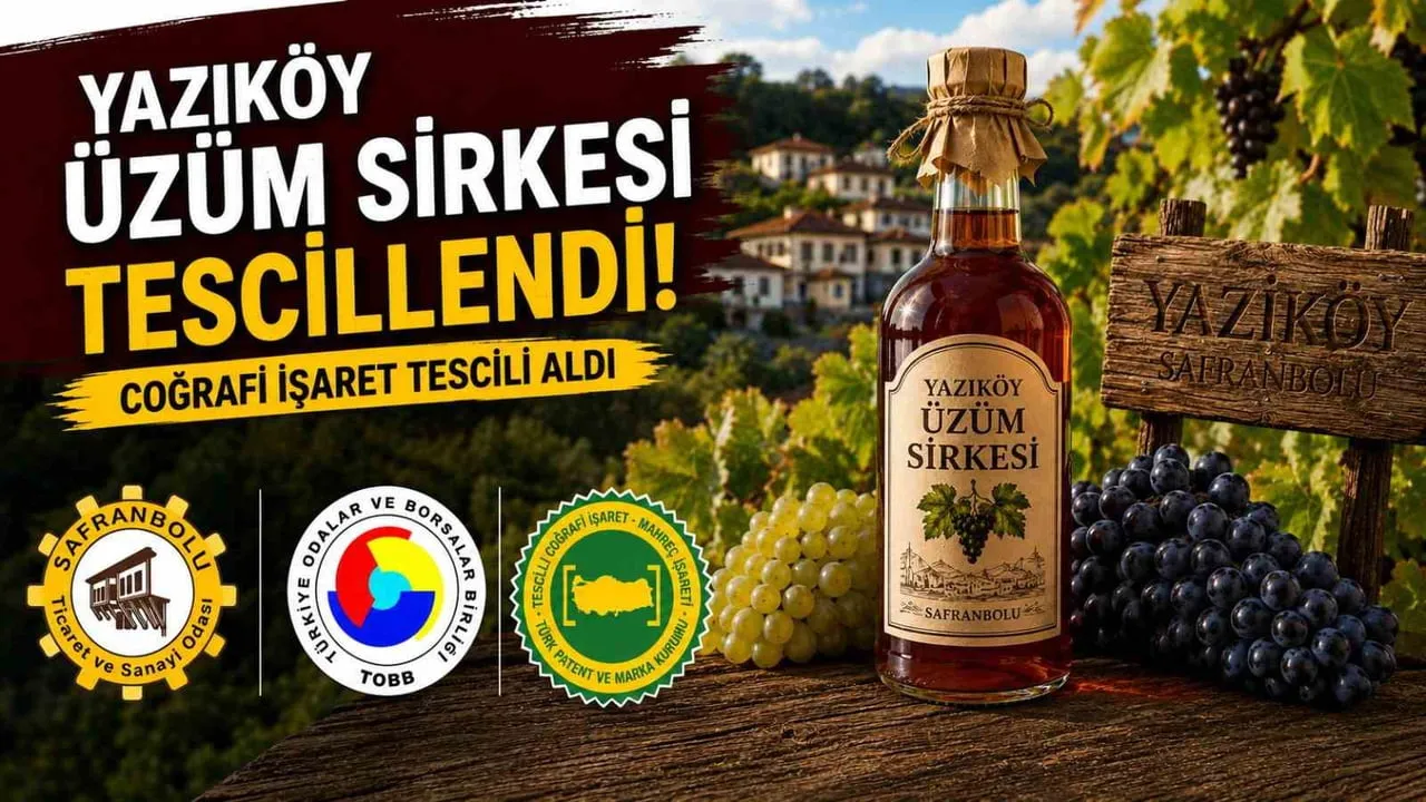 Karabük’ün 10'uncu coğrafi işareti Yazıköy üzüm sirkesi oldu