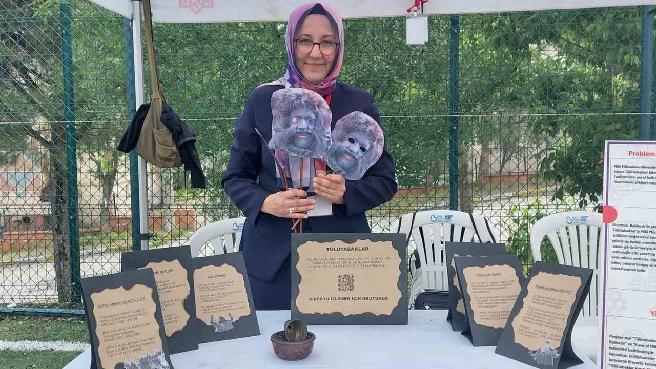 Karahallılar Ortaokulu öğrencileri Tülütabaklar’ın Balıkesir’deki tarihsel rolünü araştırdı