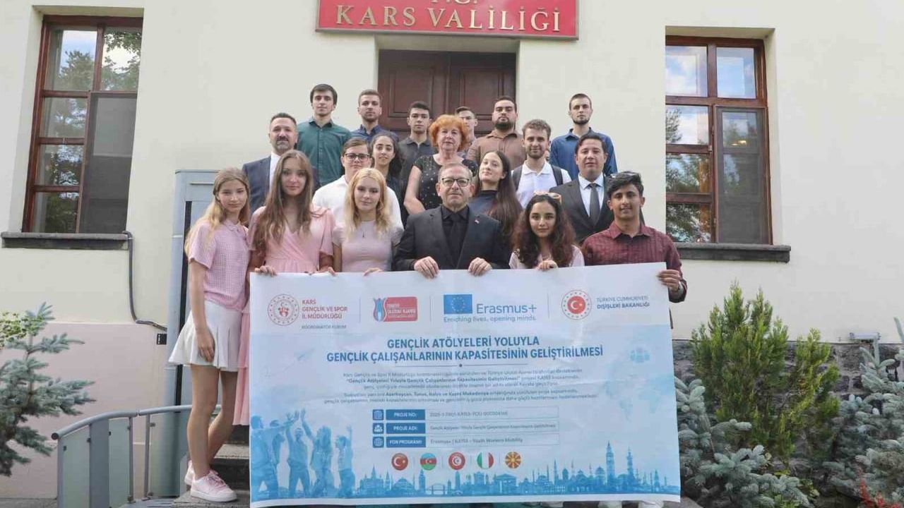 Kars, Erasmus+ gençlik projesine ev sahipliği yapıyor