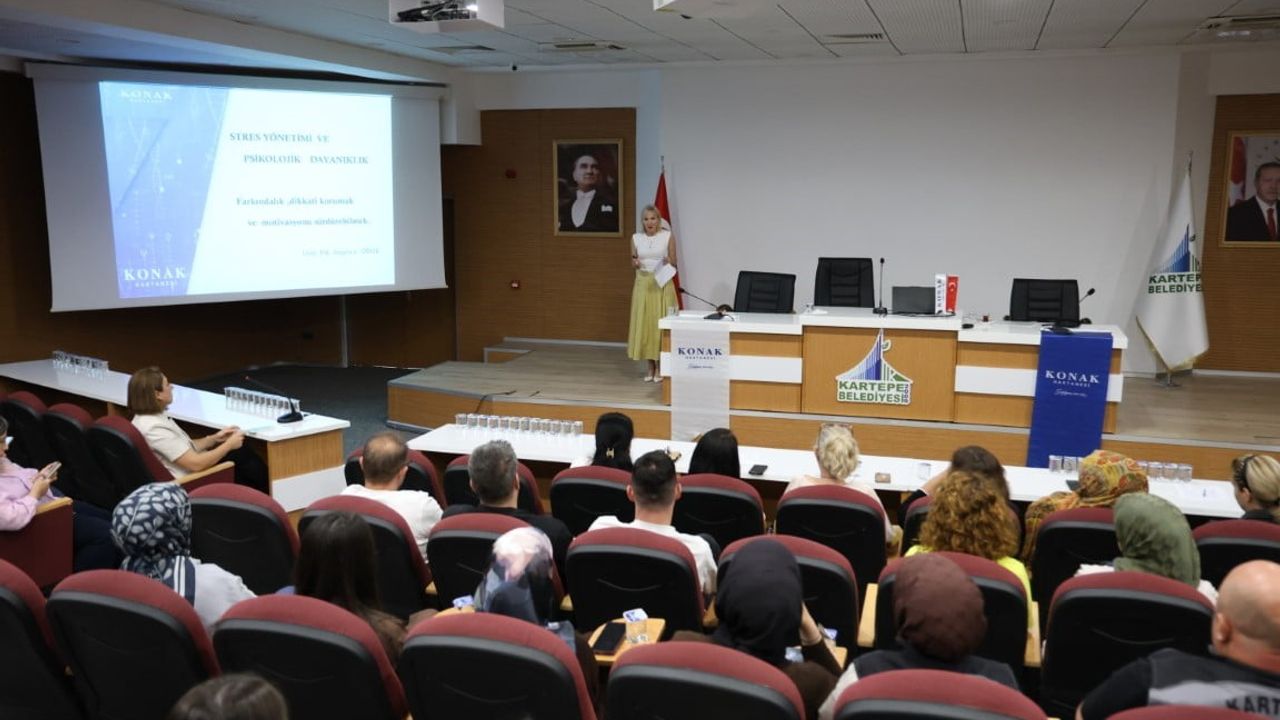 Kartepe belediyesinde personele stres yönetimi eğitimi