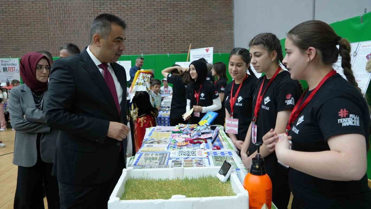 Kastamonu’da 75 proje bilim festivalinde sergilendi