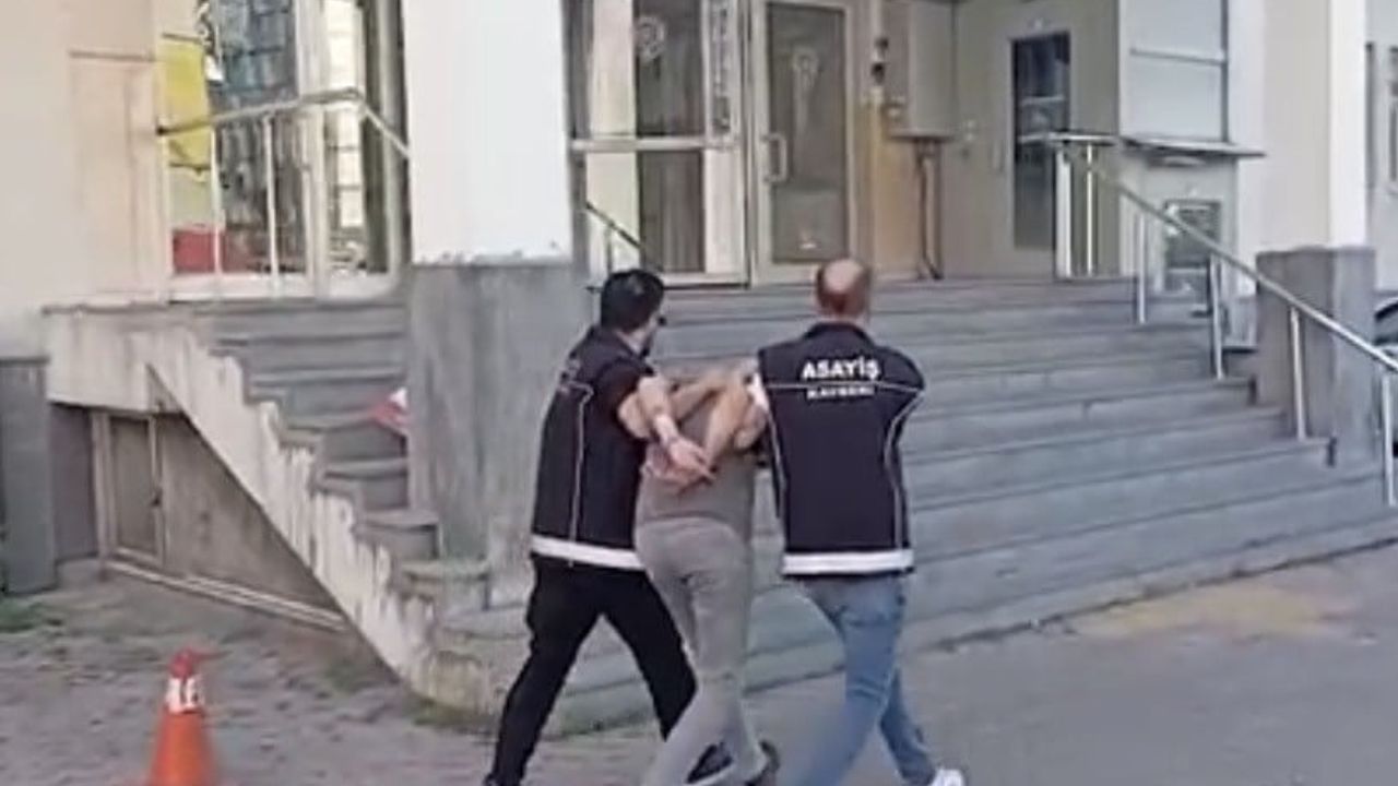 Kayseri'de 14 yıl 2 ay hapis cezası bulunan şahıs yakalandı