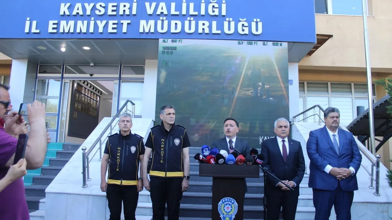 Kayseri'de cumhuriyet tarihinin en büyük uyuşturucu operasyonu