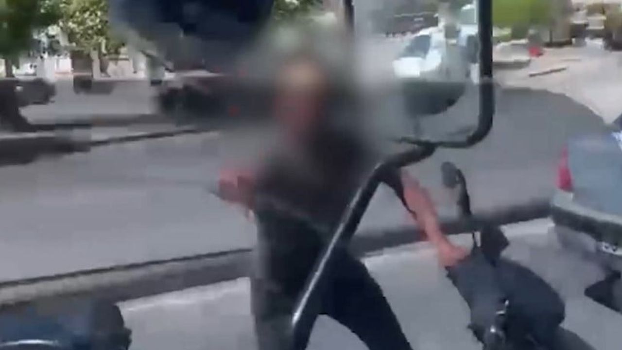 Kayseri'de kaskını fırlatan motosikletliye 405 bin TL ceza
