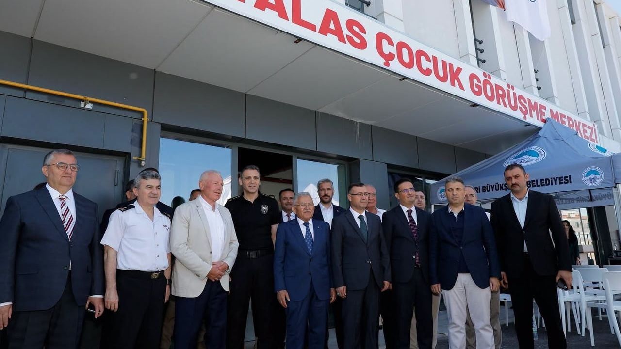 Kayseri'de Talas Çocuk Görüşme Merkezi hizmete açıldı