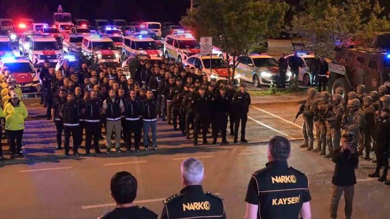 Kayseri'de uyuşturucu operasyonunda 211 kişi tutuklandı