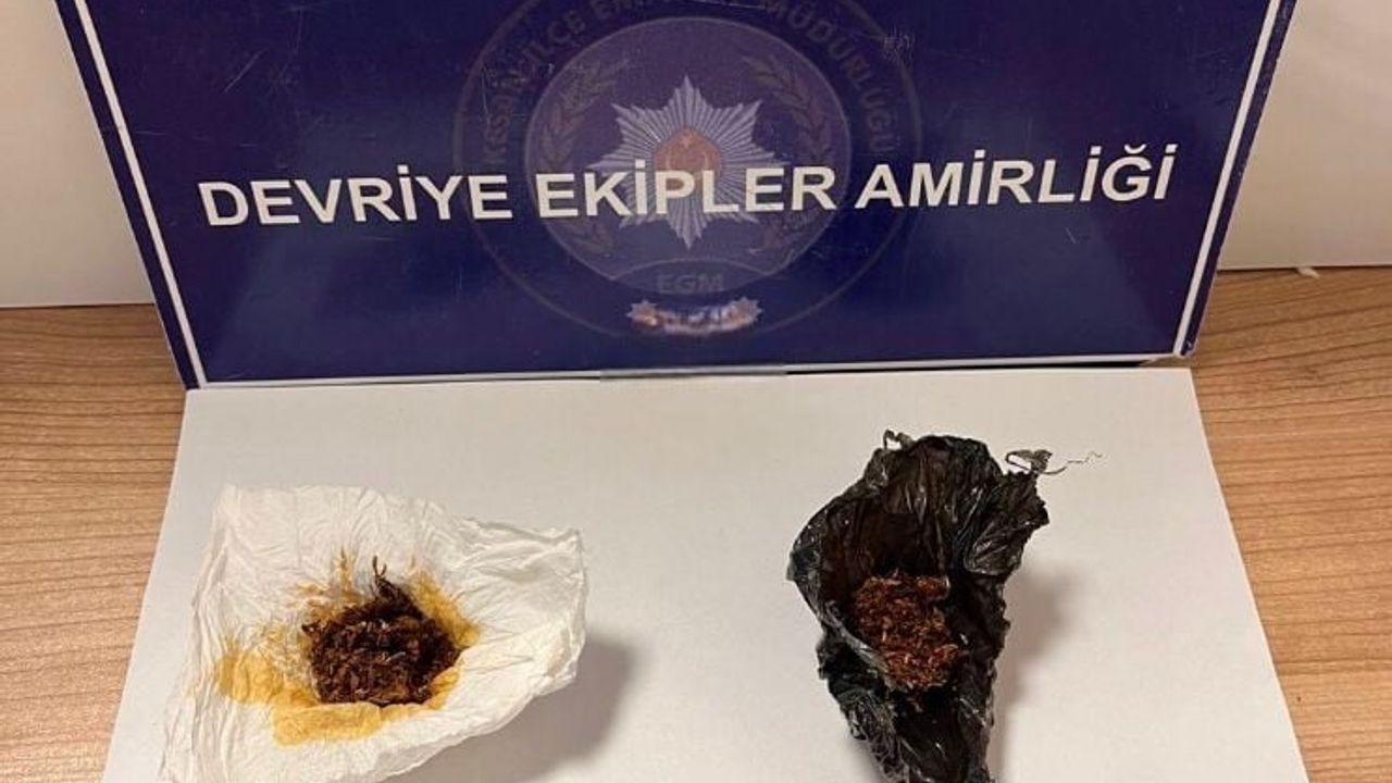 Keşan’da durdurulan şüphelinin üzerinden 6,3 gram uyuşturucu çıktı