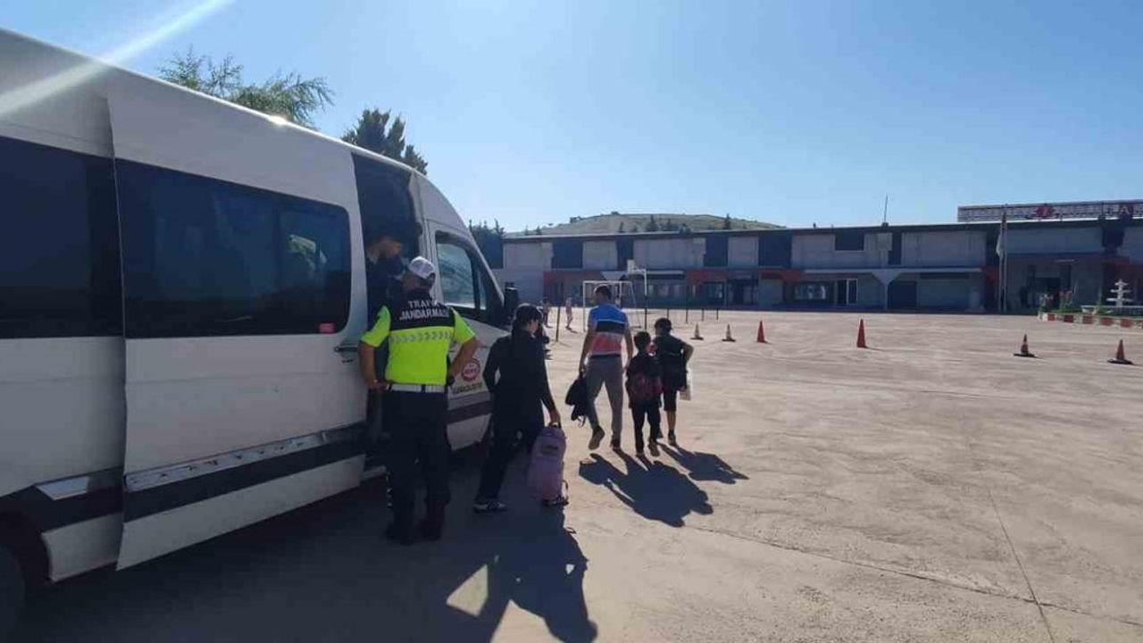 Kilis’te okul servis araçlarına yönelik jandarma denetimi