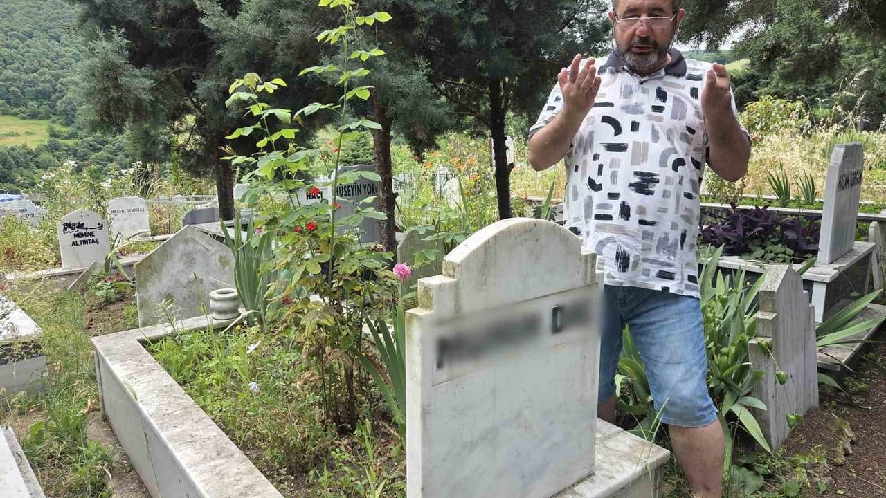 Kiracısına ulaşamayan ev sahibinin mezarlıkta şikayeti