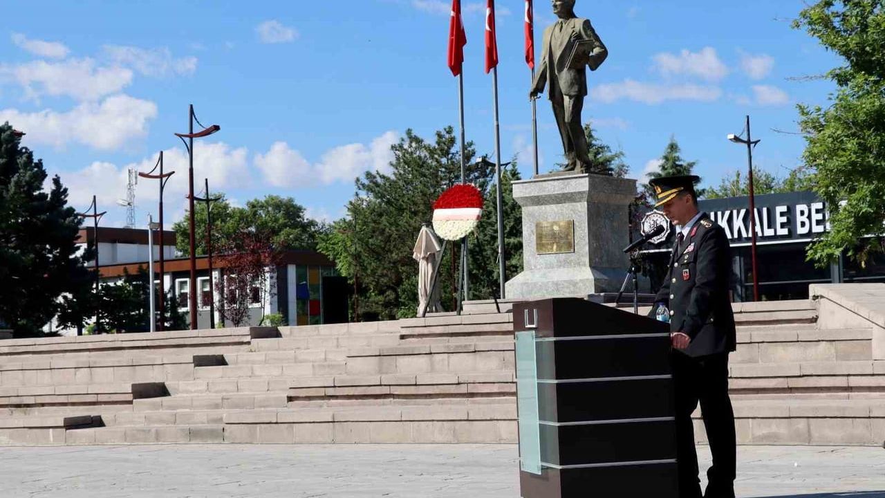 Kırıkkale'de Jandarma Teşkilatı'nın 187. kuruluş yıl dönümü töreni