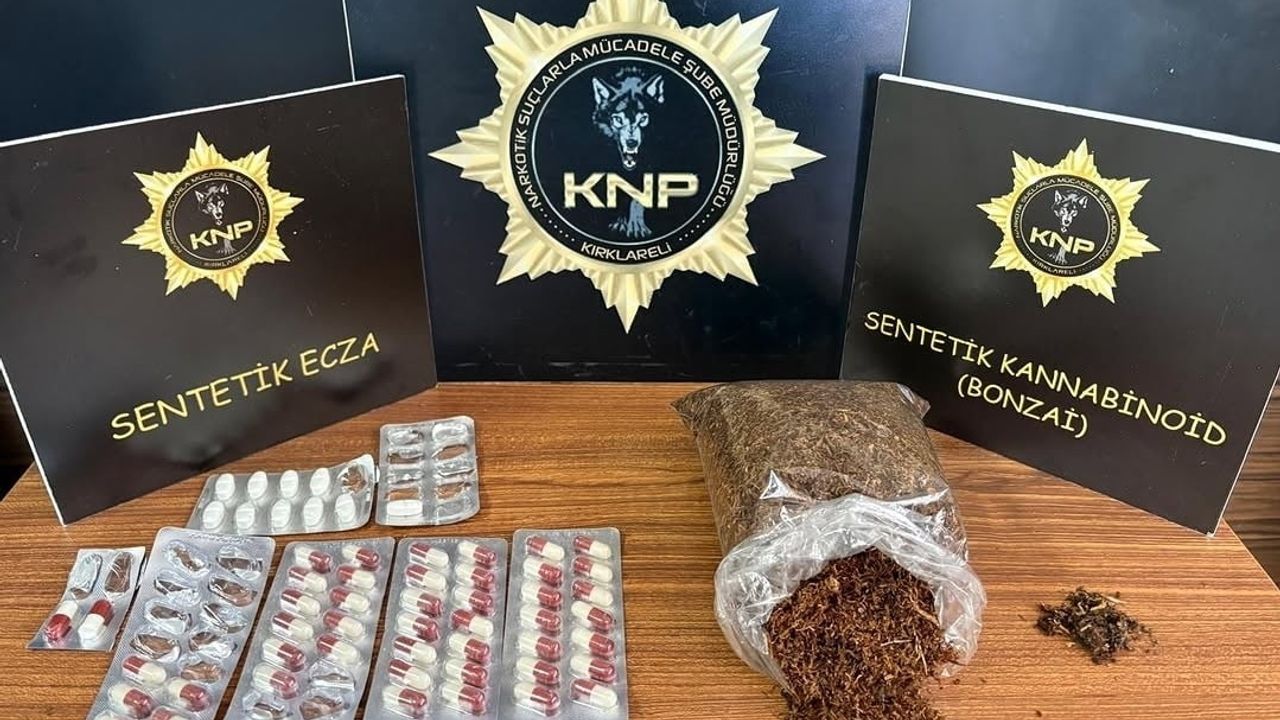 Kırklareli'nde uyuşturucu operasyonunda 2 tutuklama
