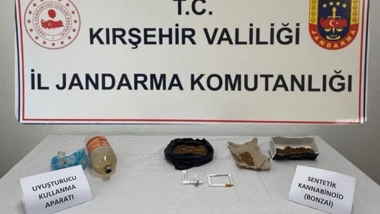 Kırşehir'de uyuşturucu operasyonunda 2 kişi yakalandı