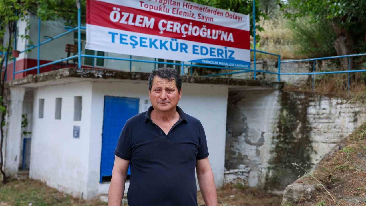 Koçarlı'da İkizdere Barajı'ndan su hattı tamamlandı: Muhtarlar Başkan Çerçioğlu'na teşekkür etti